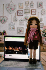 American Crochet Dolls Unik Lucu Handmade Original