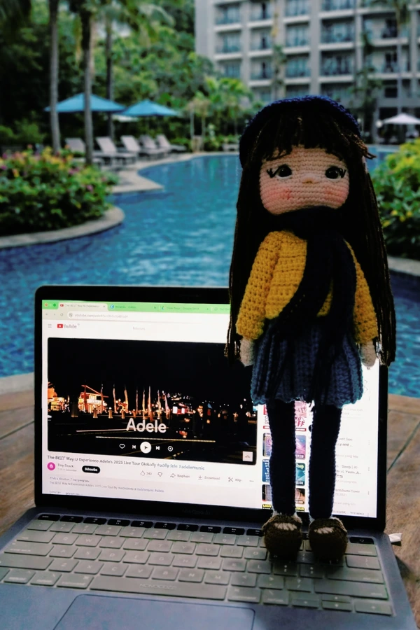 American Crochet Dolls Unik Lucu Handmade Original