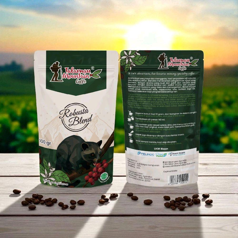 Kopi bubuk Robusta Blend Talamau Mount