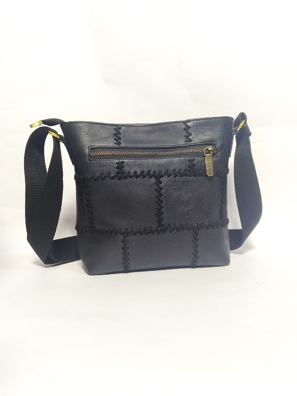 UWAISGEN Tas Etnik Bali Kulit Endek Kindy Bag Tas Selempang Pria Wanita Handmade