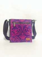 UWAISGEN Tas Selempang Kulit Tas Endek Etnik Bali Handmade Kindy Bag