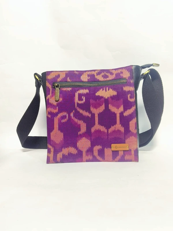 UWAISGEN Tas Selempang Kulit Tas Endek Etnik Bali Handmade Kindy Bag