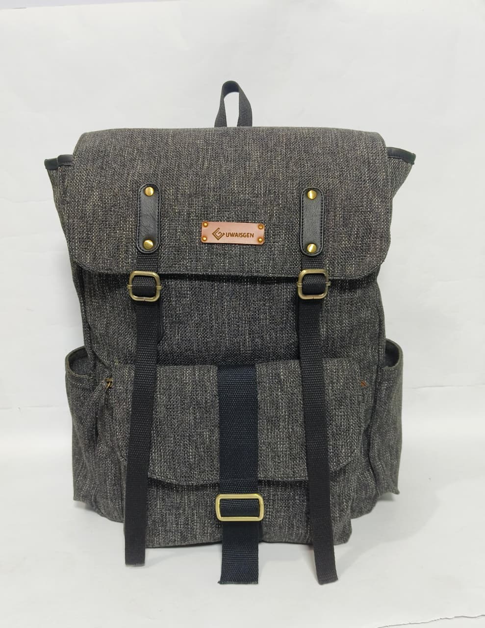 UWAISGEN Tas Etnik Bali Denish Backpack Goni Tas Punggung Tas Ransel Unisex Handmade