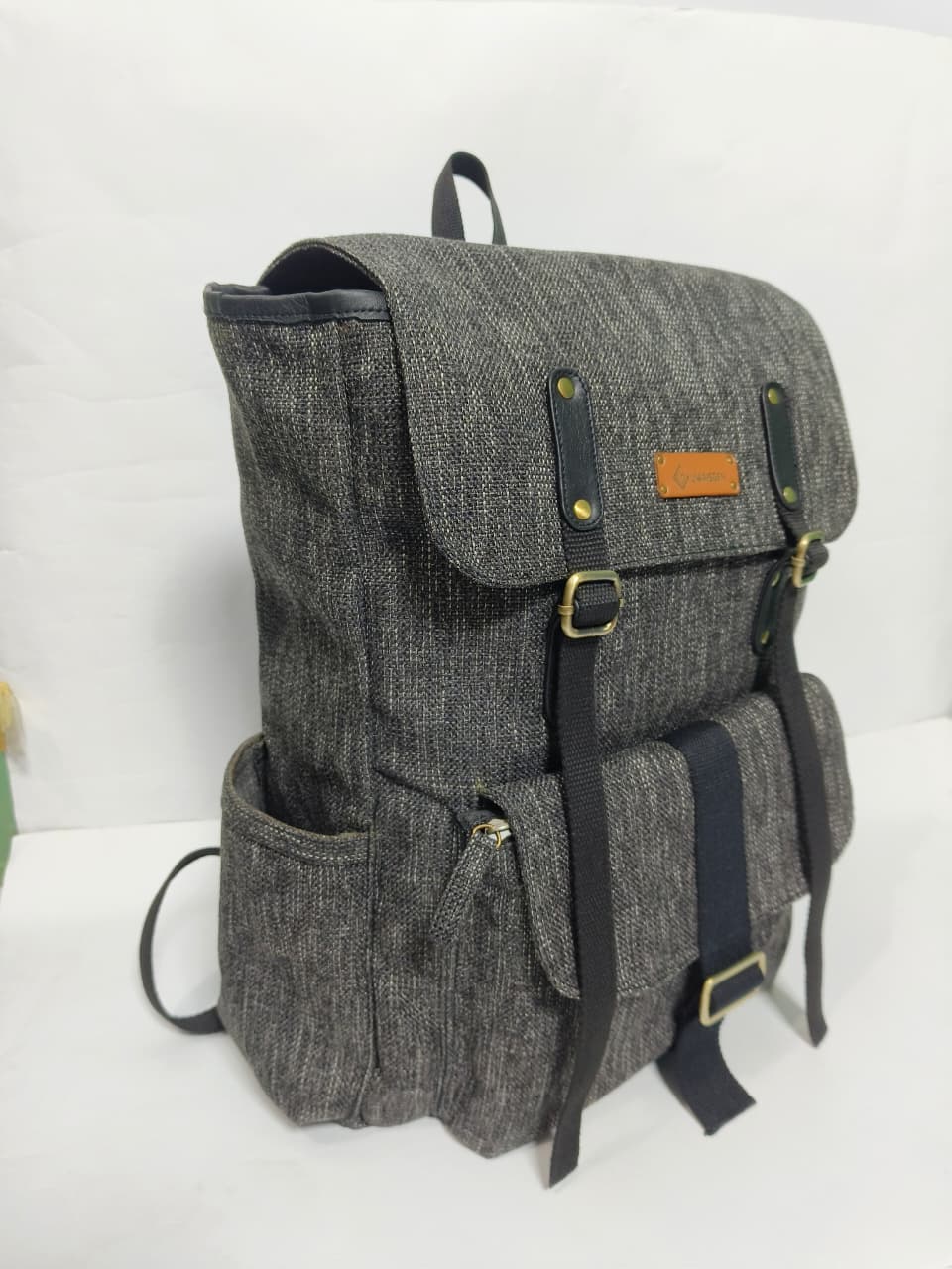 UWAISGEN Tas Etnik Bali Denish Backpack Goni Tas Punggung Tas Ransel Unisex Handmade