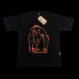 kaos jukut - orang hutan kaos oleh oleh samarinda khas kaltim