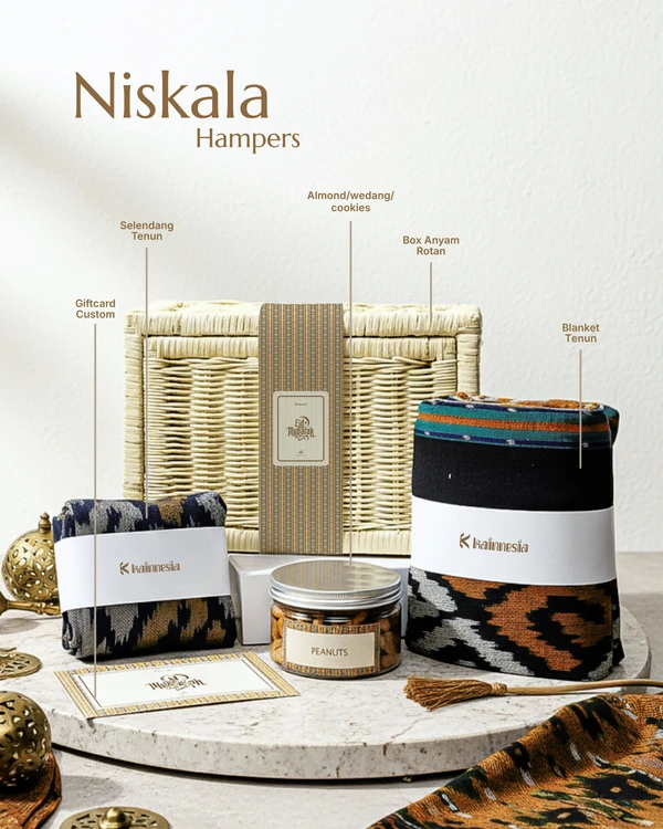 Kainnesia Raya Signature Hampers Big - Niskala Hampers Etnic Series - Hampers Lebaran