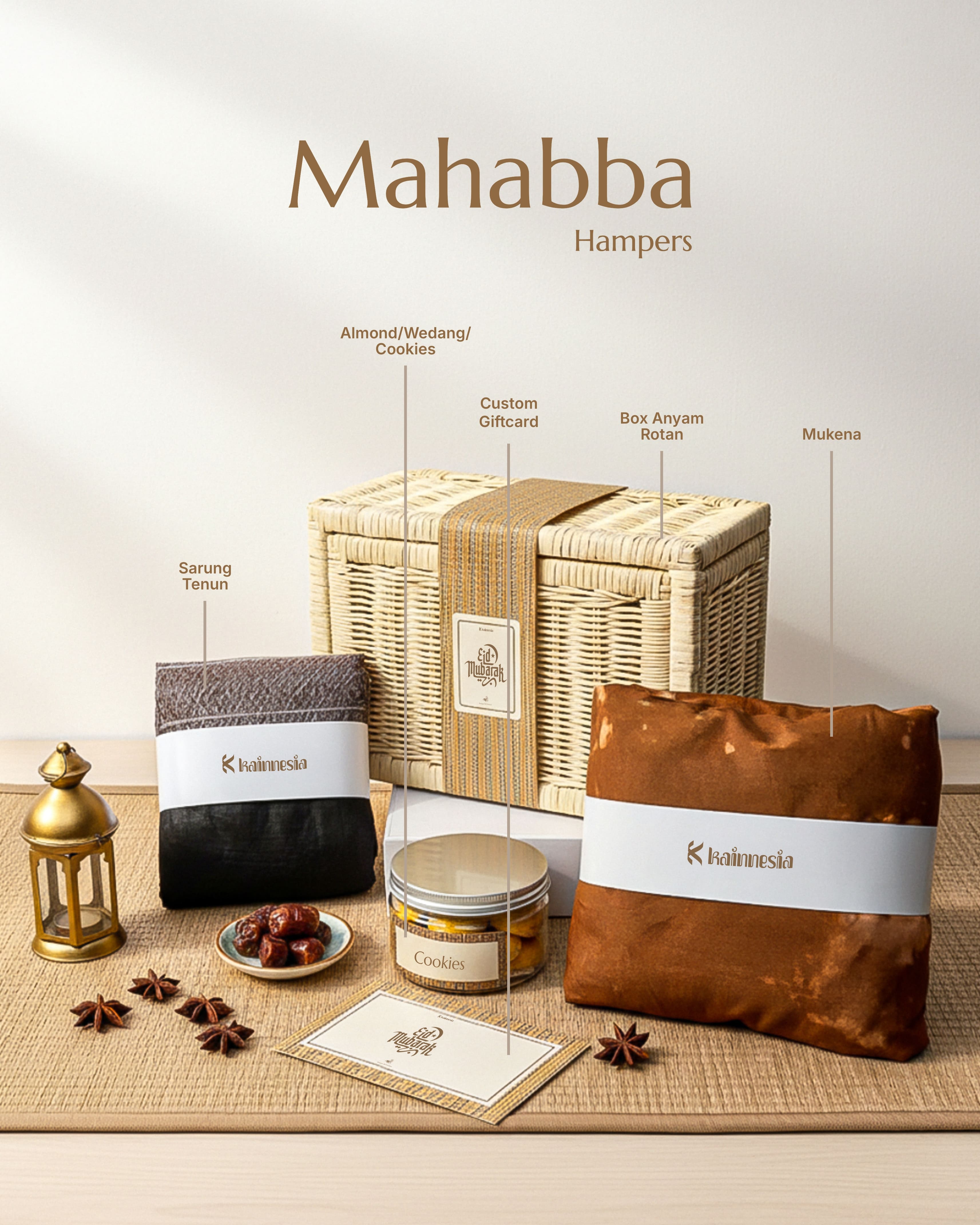 Kainnesia Raya Signature Hampers Big - Mahabba Hampers Islami Series - Hampers Lebaran