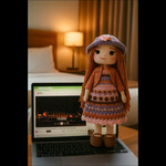 Boneka Rajut Russian Girls Handmade Karakter Unik Original