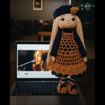 Boneka Rajut Russian Girls Handmade Karakter Unik Original