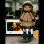 Boneka Rajut Russian Girls Handmade Karakter Unik Original