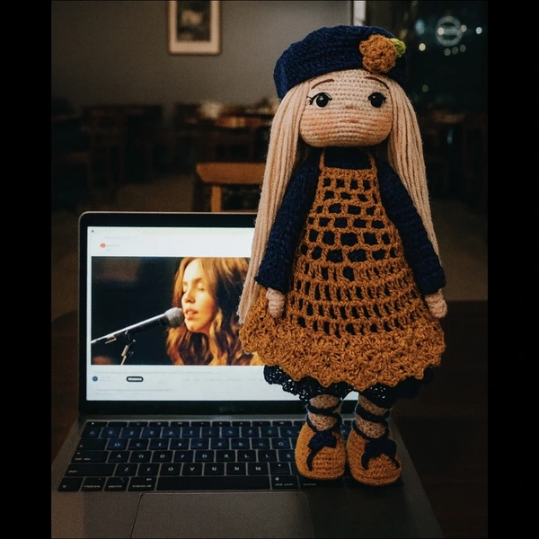 Boneka Rajut Russian Girls Handmade Karakter Unik Original