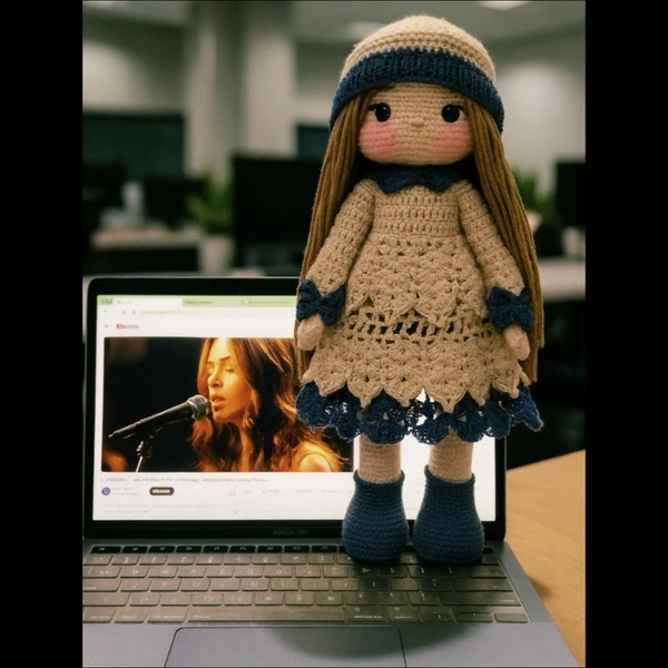 Boneka Rajut Russian Girls Handmade Karakter Unik Original