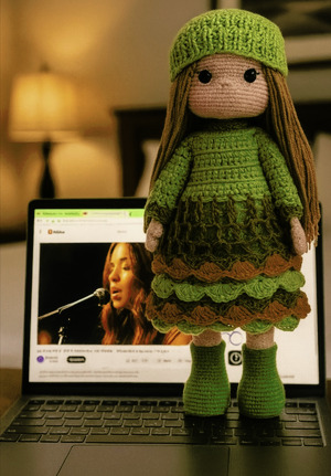 Boneka Rajut Russian Girls Handmade Karakter Unik Original
