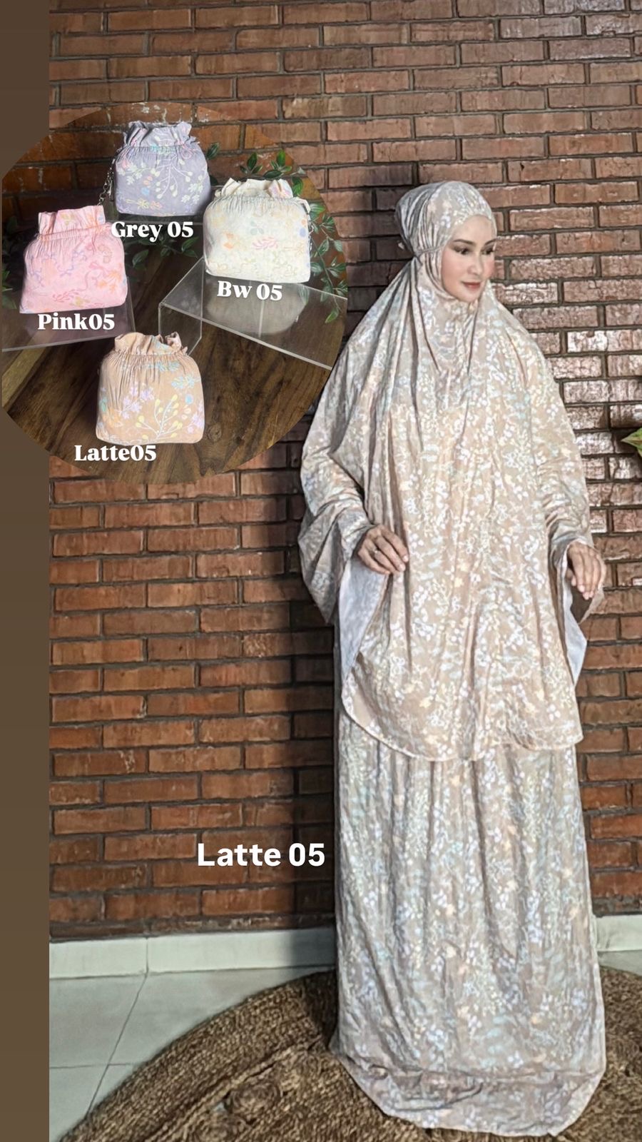 Mukena travelling serut