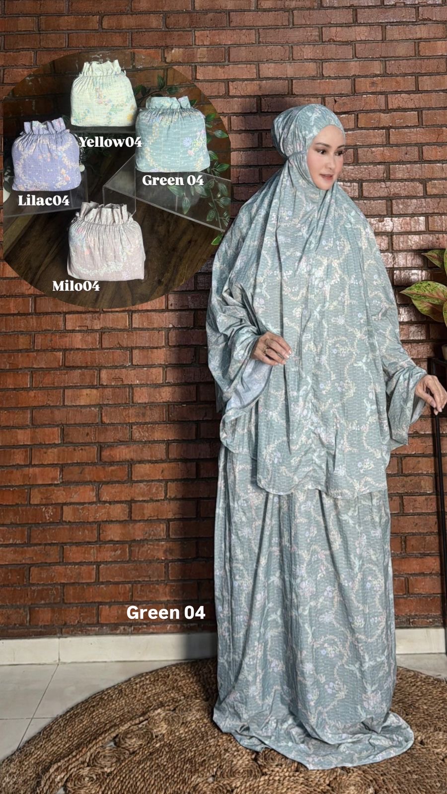 Mukena travelling serut