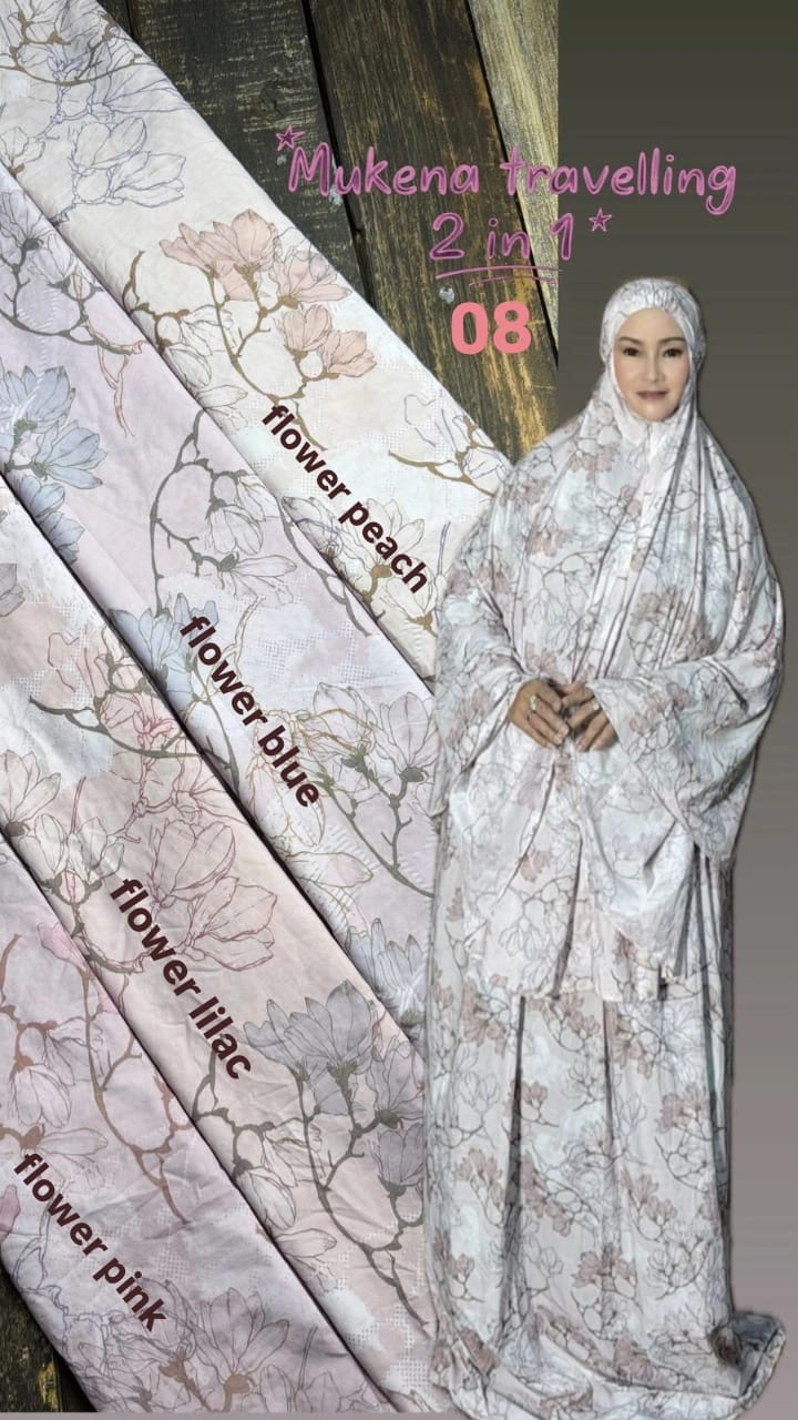 Mukena travelling serut