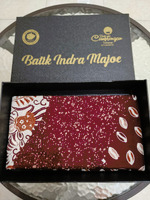 Batik Cap Motif Tiga Dimensi Ikan Etong