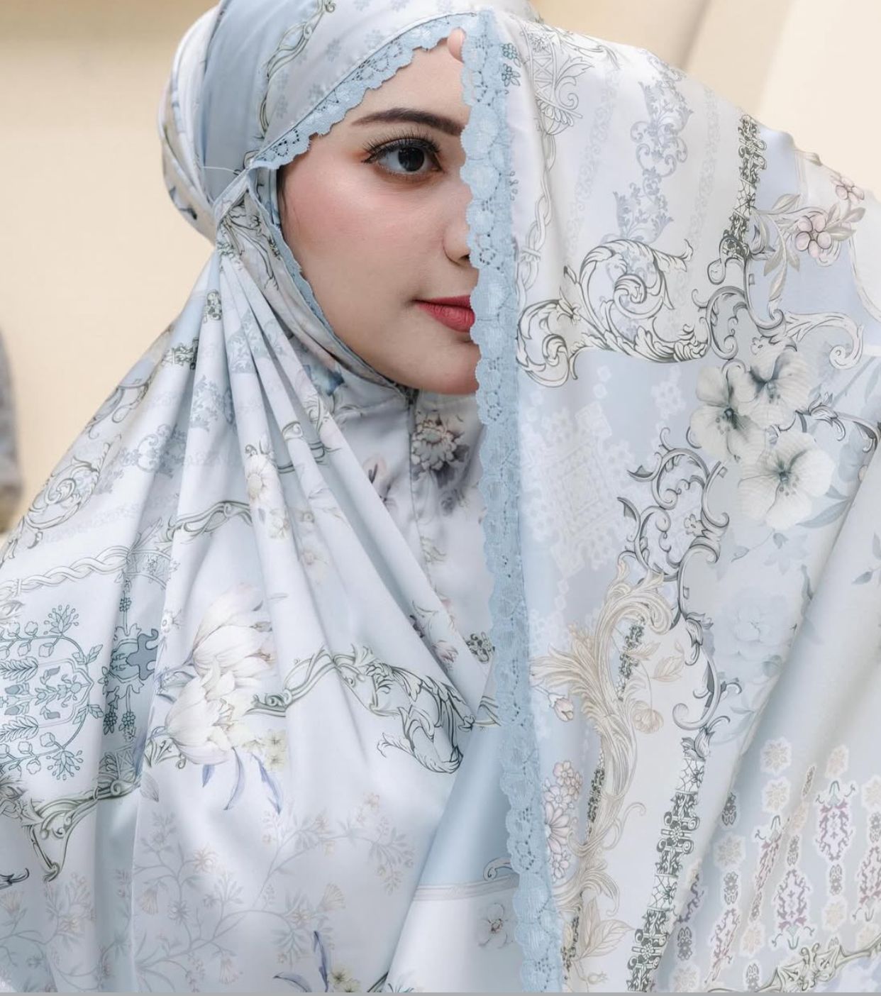 Mukena silk Flowt series