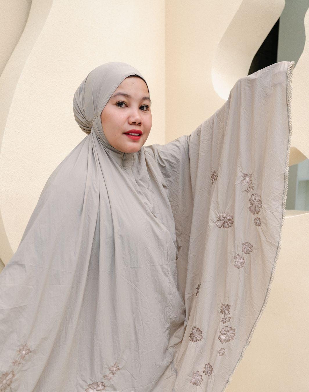 Mukena Flower Bordir