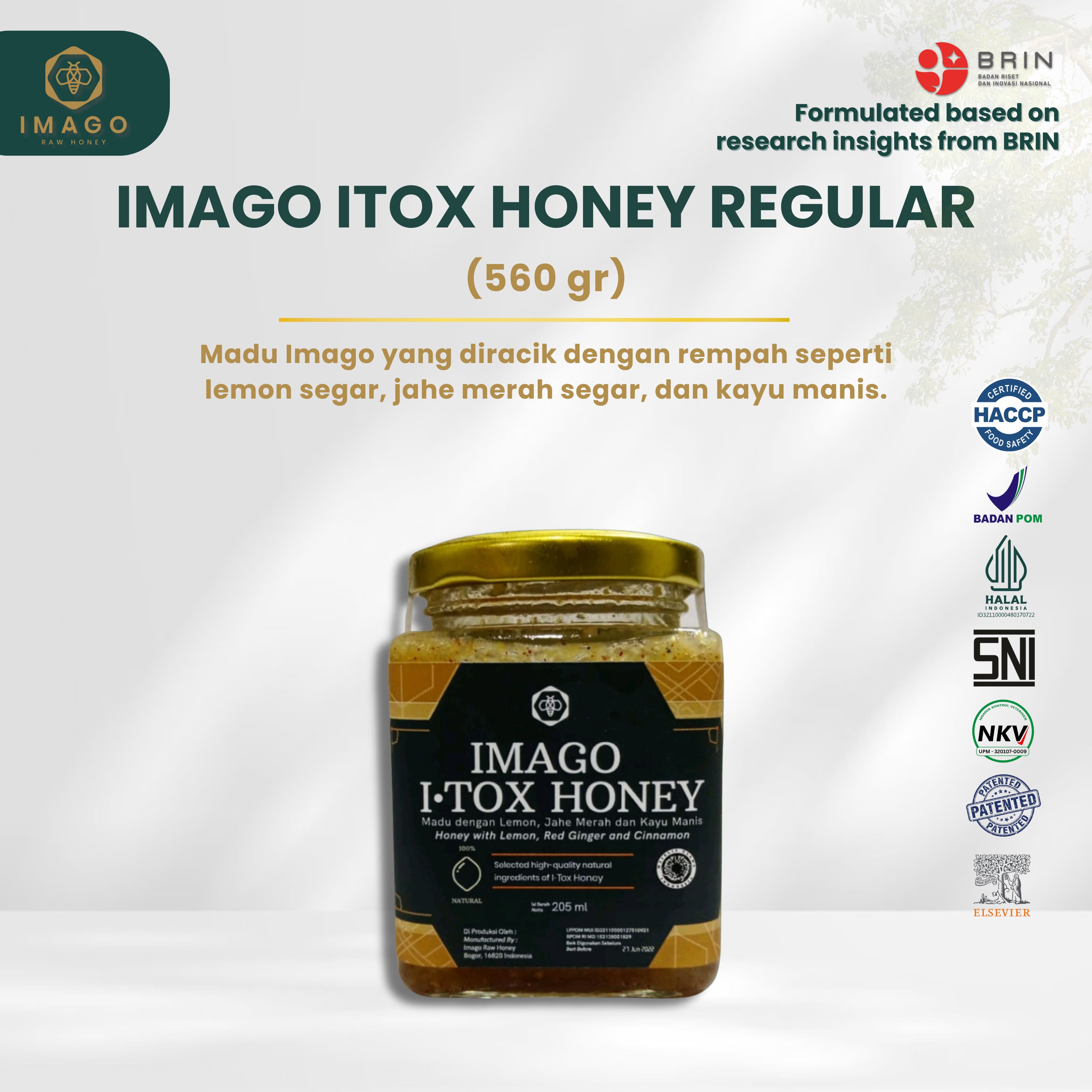 IMAGO ITOX HONEY REGULAR 560 GR