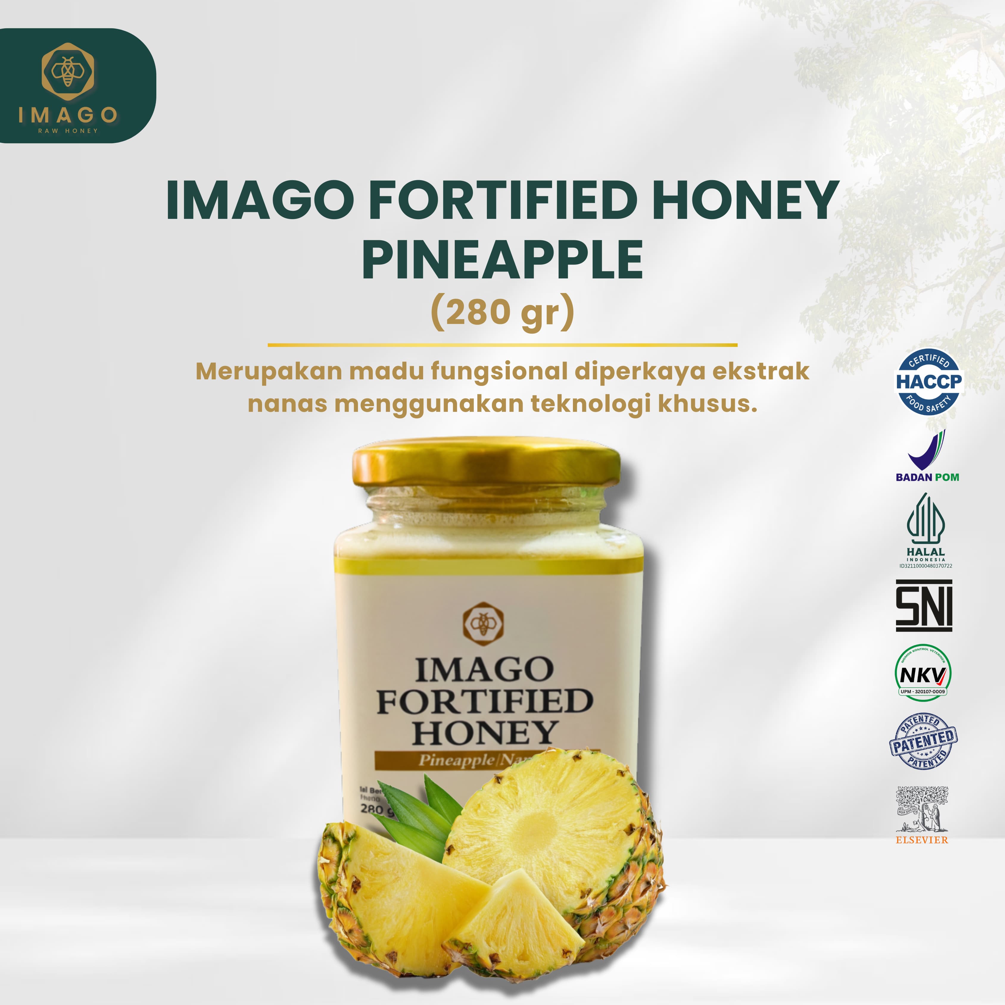 IMAGO FORTIFIED HONEY PINEAPPLE 180 GR