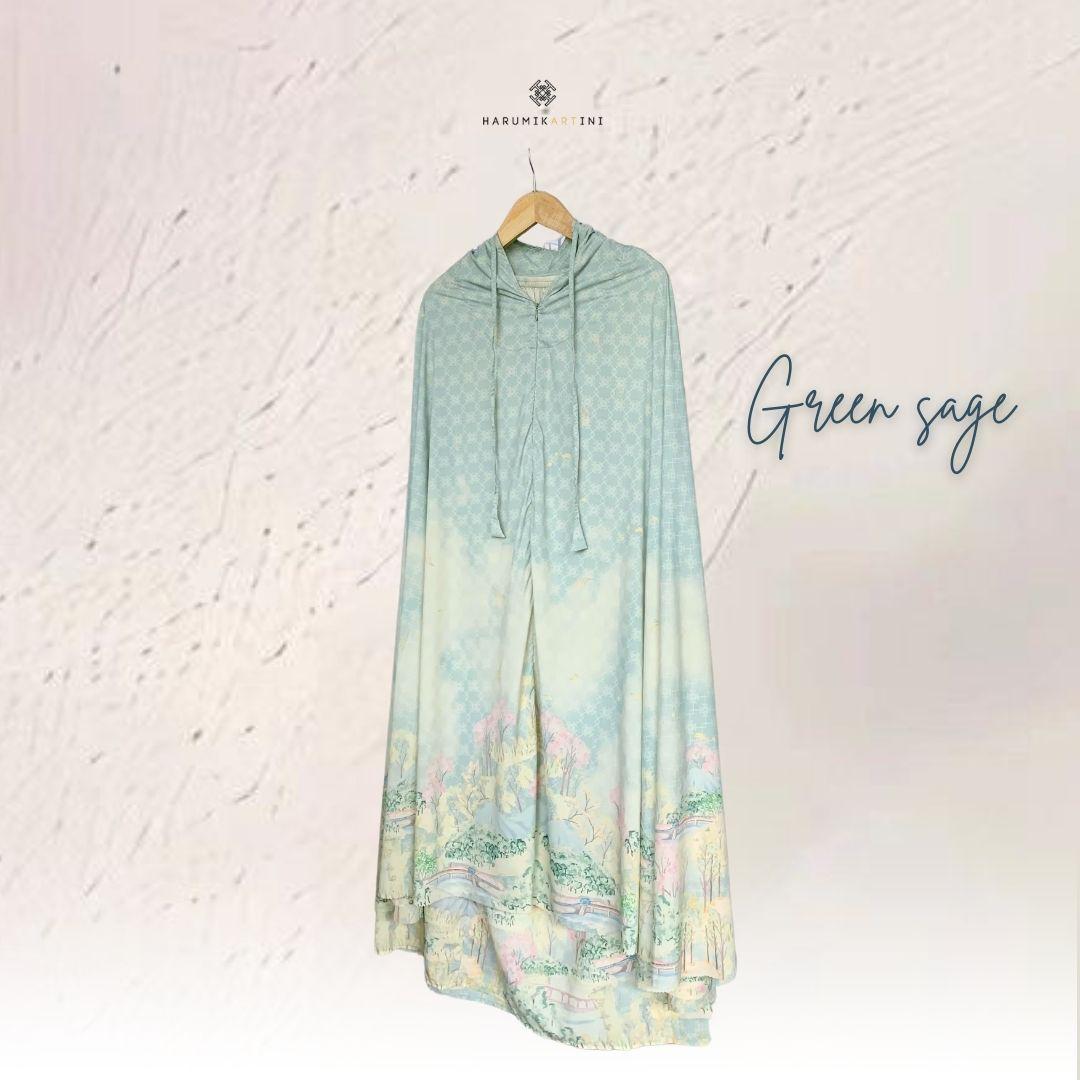 Mukena Abdya P.Cotton Zipper