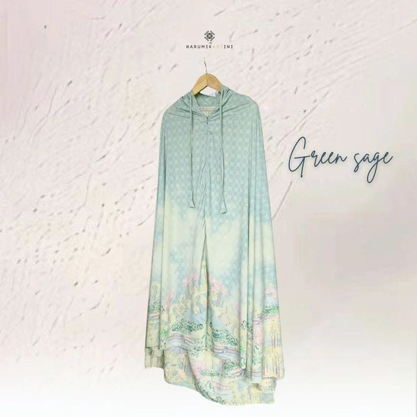 Mukena Abdya P.Cotton Zipper