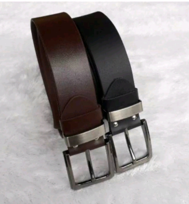 Sabuk kulit satu lapis