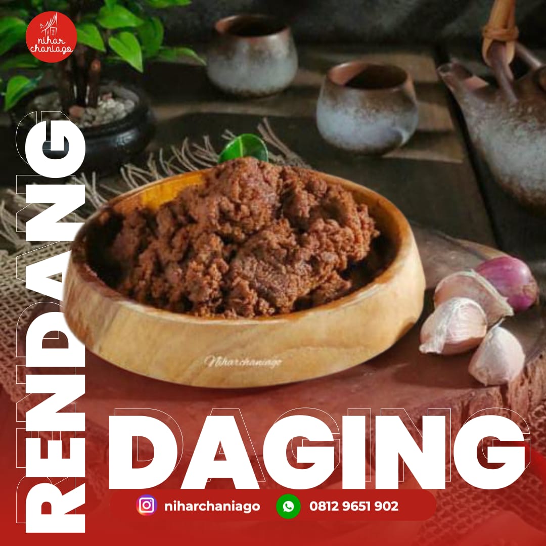 Rendang Daging Kemasan Siap Saji 250 Gr