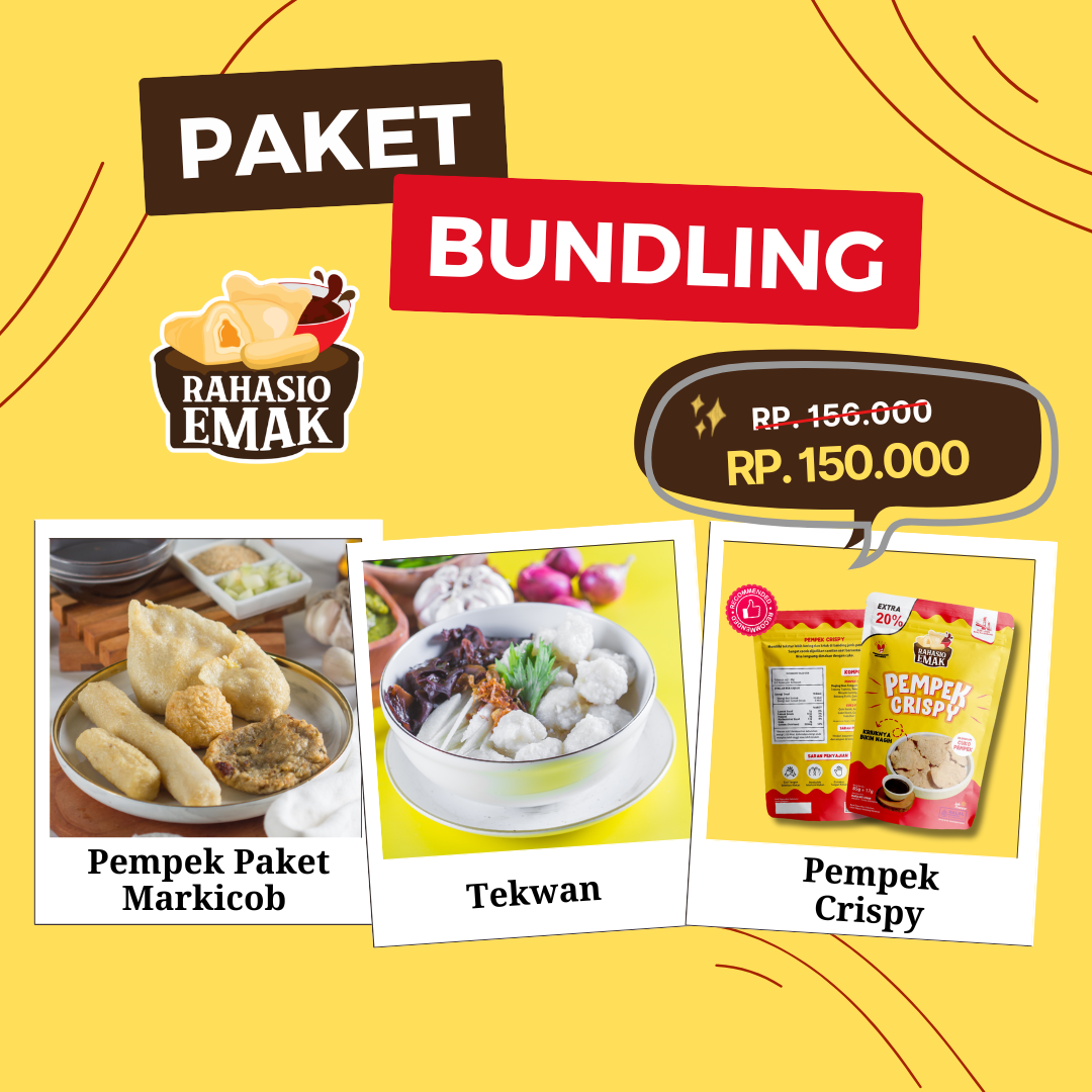 Paket Bundling 1 (Pempek dan Tekwan Rahasio Emak)