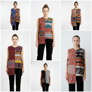Vest Bordir Tenun Lidah