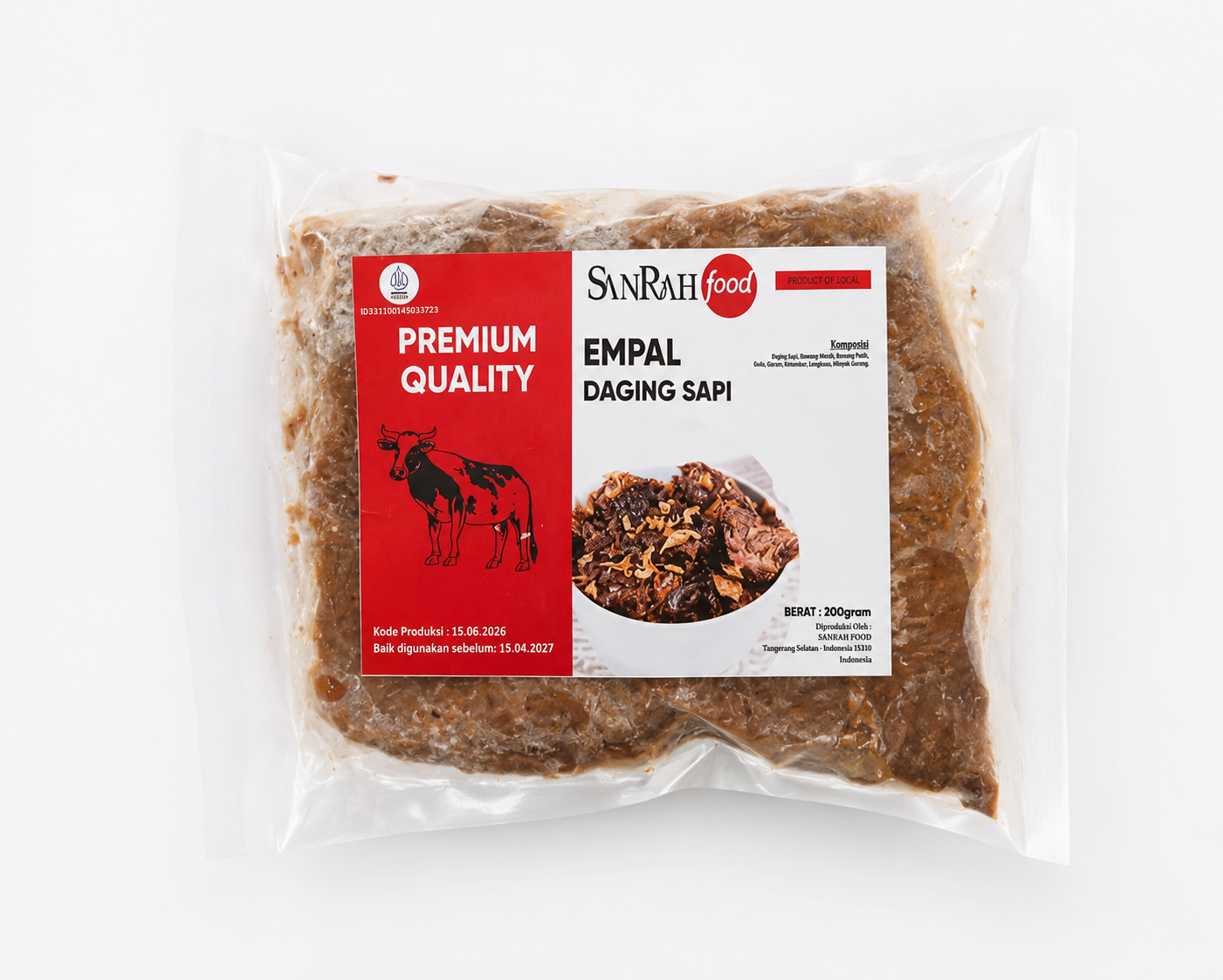 Empal Daging Sapi Frozen 190gr