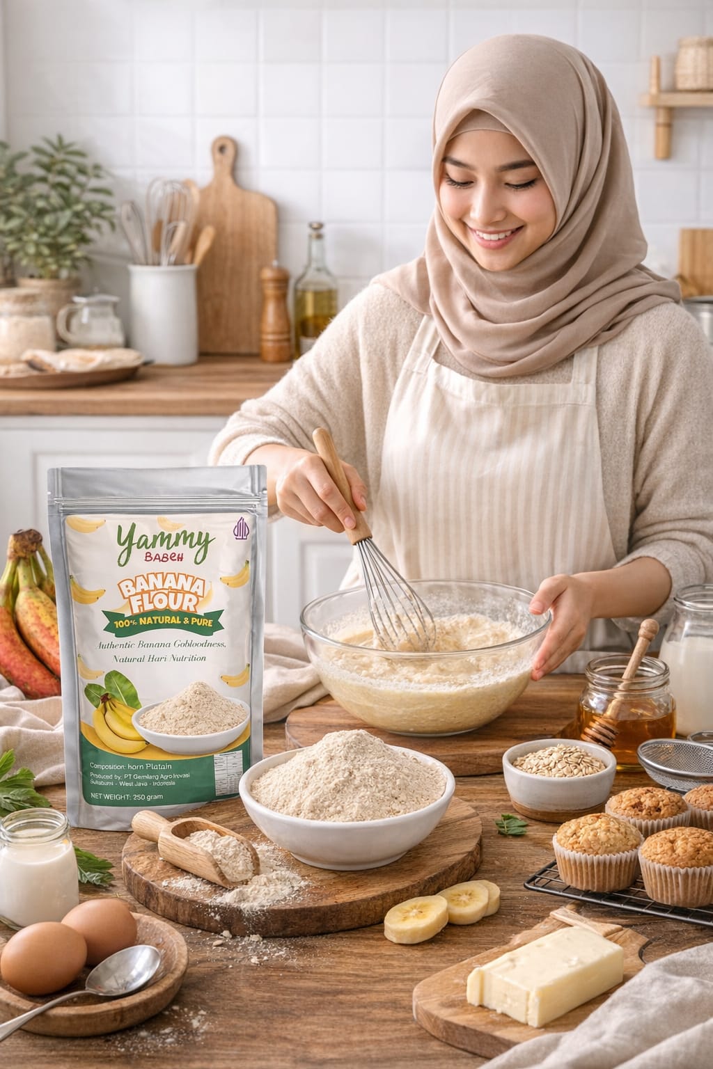 Tepung Pisang Yammy Babeh – 100% Natural, Sehat & Tanpa Gluten