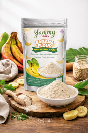 Tepung Pisang Yammy Babeh – 100% Natural, Sehat & Tanpa Gluten
