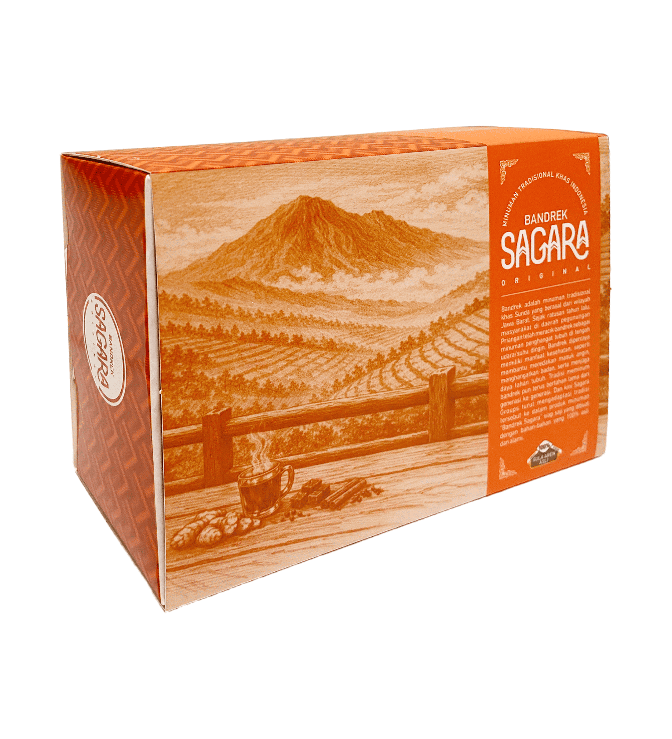 Hampers Bandrek Sagara – Gift Box Minuman Herbal Premium (Isi 6 Box)