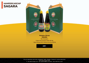 Hampers Kecap Sagara – Gift Set Kecap Premium (Manis & Asin 300 ml)