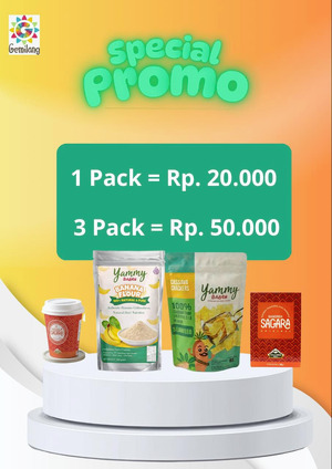 Bundling Yammy Babeh & Sagara – Healthy Snack & Herbal Drink Package