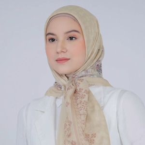Jilbab Motif Segi Empat - Pesona Series
