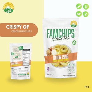 Famchips Onion Ring Chips (Keripik Bawang Bombay)