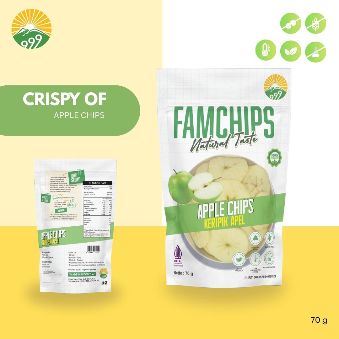 Famchips Apple Chips (Keripik Apel)