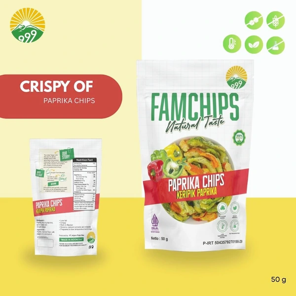 Famchips Paprika Chips (Keripik Paprika)