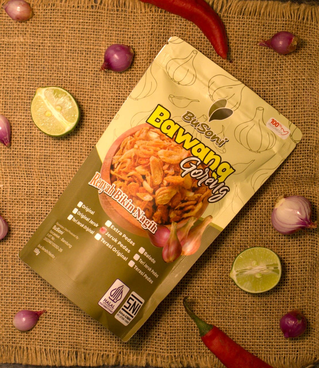 Bawang Goreng Kemasan Pouch