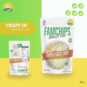 Famchips Tempeh Sago Chips (Keripik Tempeh Sago)