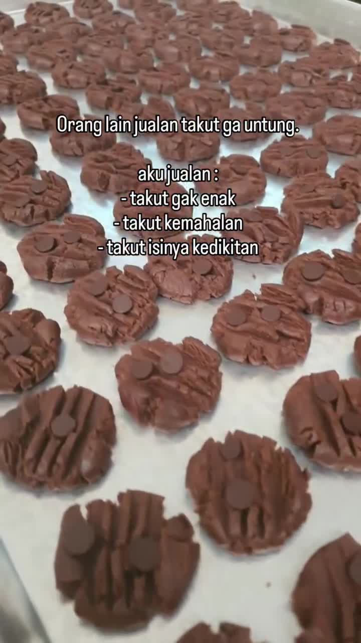 BASKUIT Ummben Cookies Triple Choco Toples 128g Cemilan Kue Kering Lebaran Natal Homemade Premium Halal
