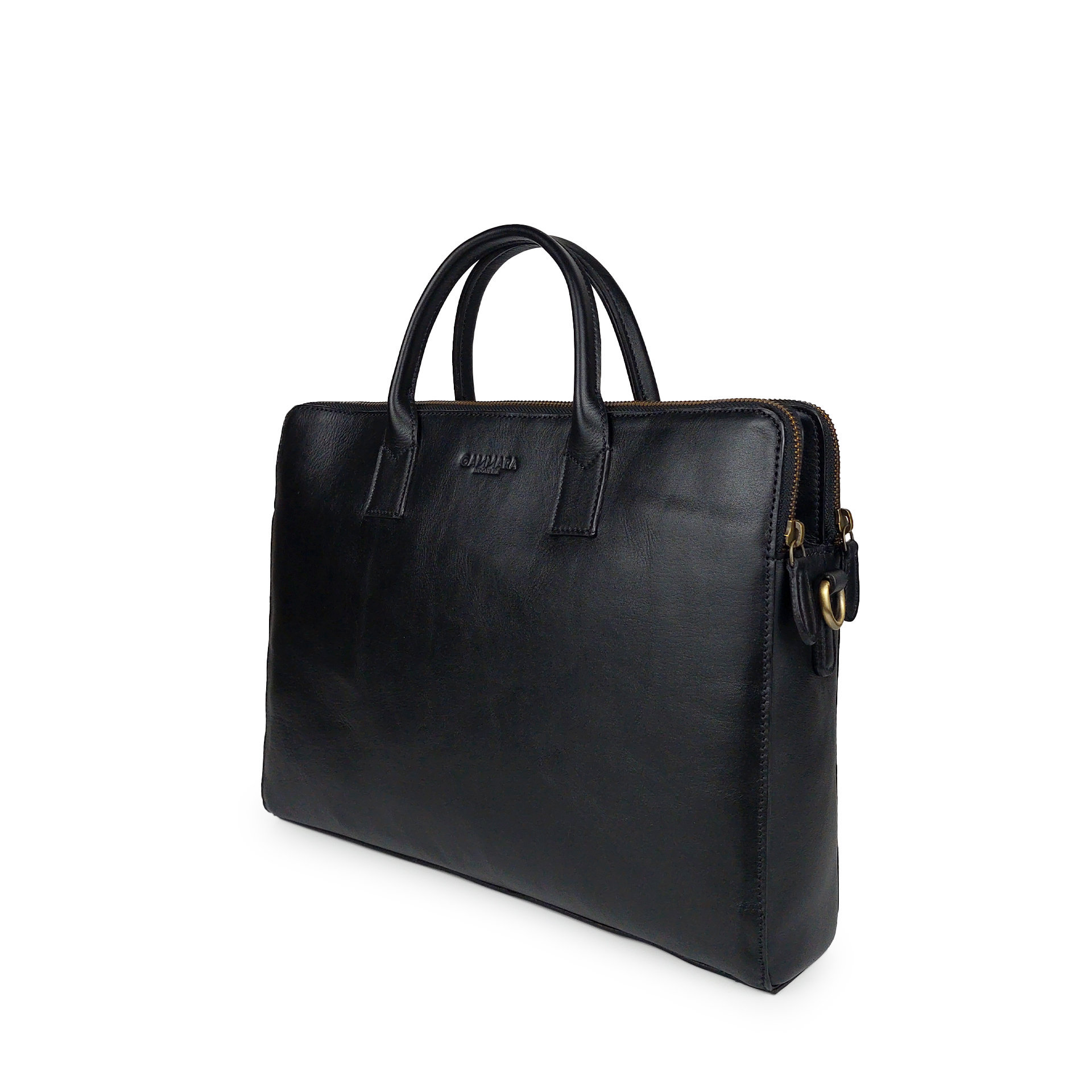 Marawatu (Black) Sling Bag Genuine Leather Kulit Asli - Gammara Leather