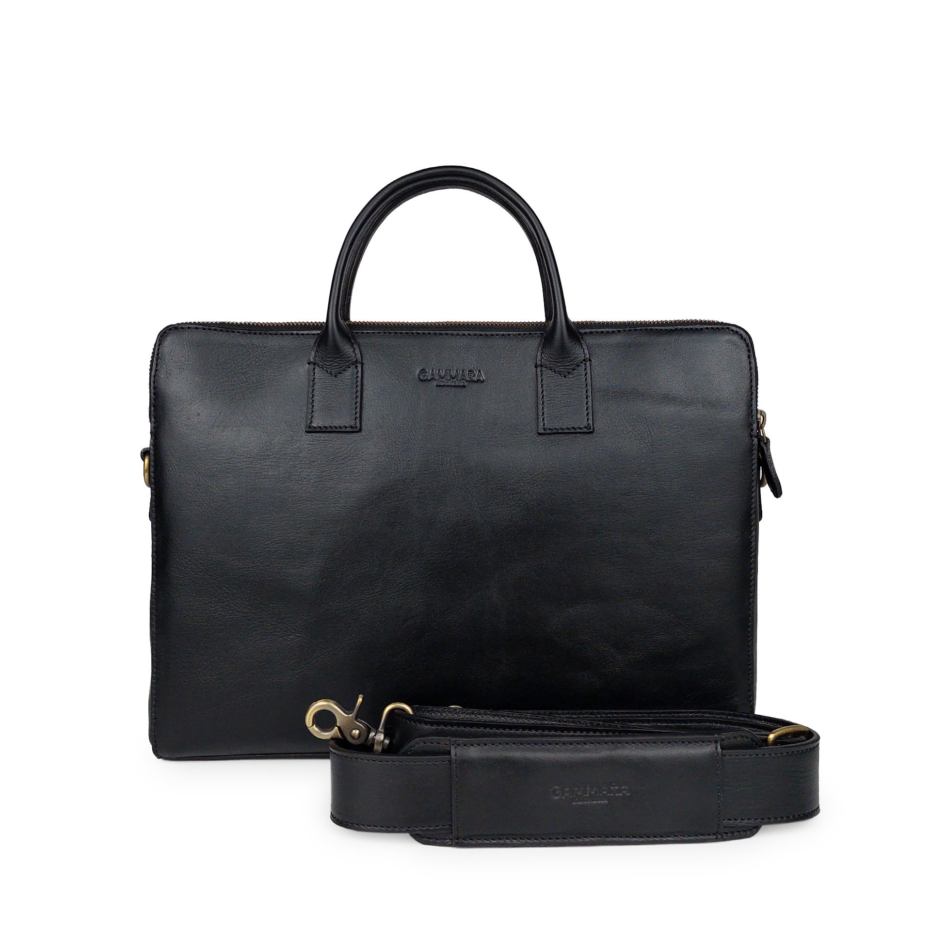 Marawatu (Black) Sling Bag Genuine Leather Kulit Asli - Gammara Leather