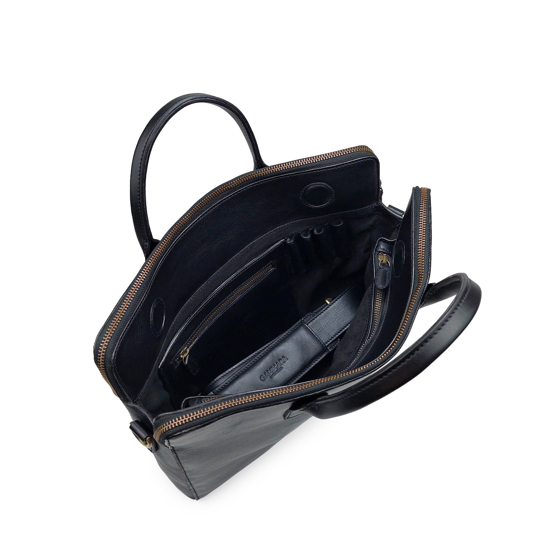 Marawatu (Black) Sling Bag Genuine Leather Kulit Asli - Gammara Leather