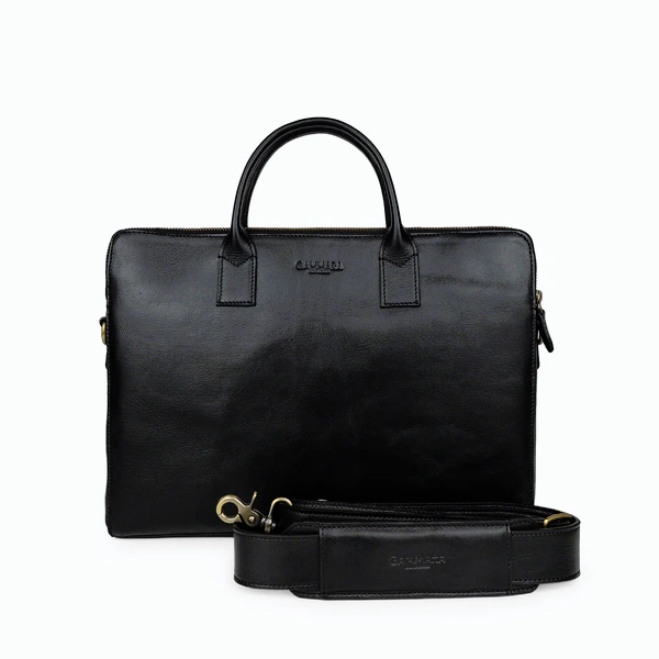Marawatu (Black) Sling Bag Genuine Leather Kulit Asli - Gammara Leather
