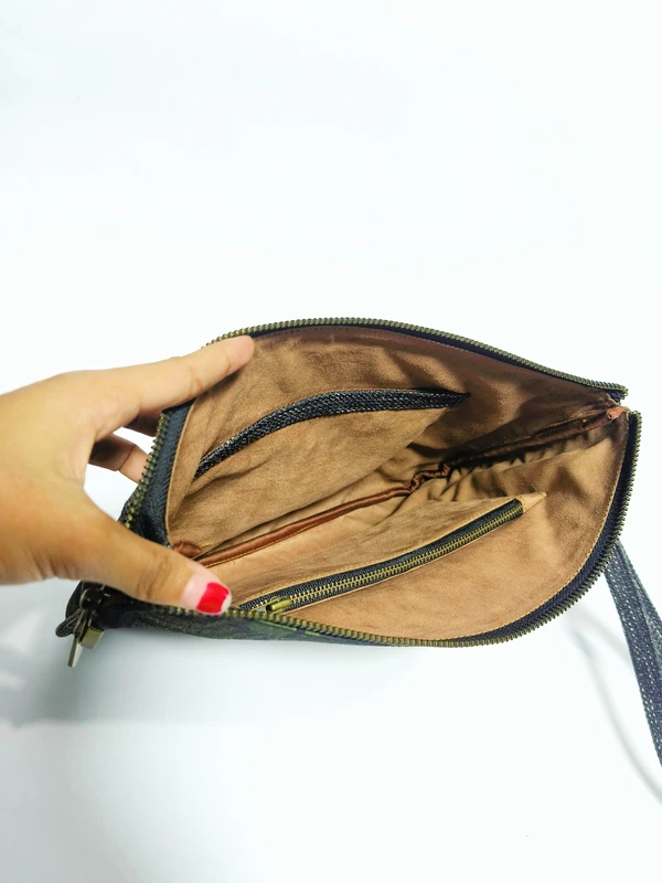 UWAISGEN Clutch Unisex Tas Endek Etnik Bali Handmade Arsa Bag