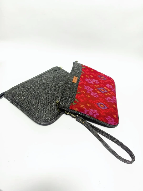 UWAISGEN Clutch Unisex Tas Endek Etnik Bali Handmade Arsa Bag